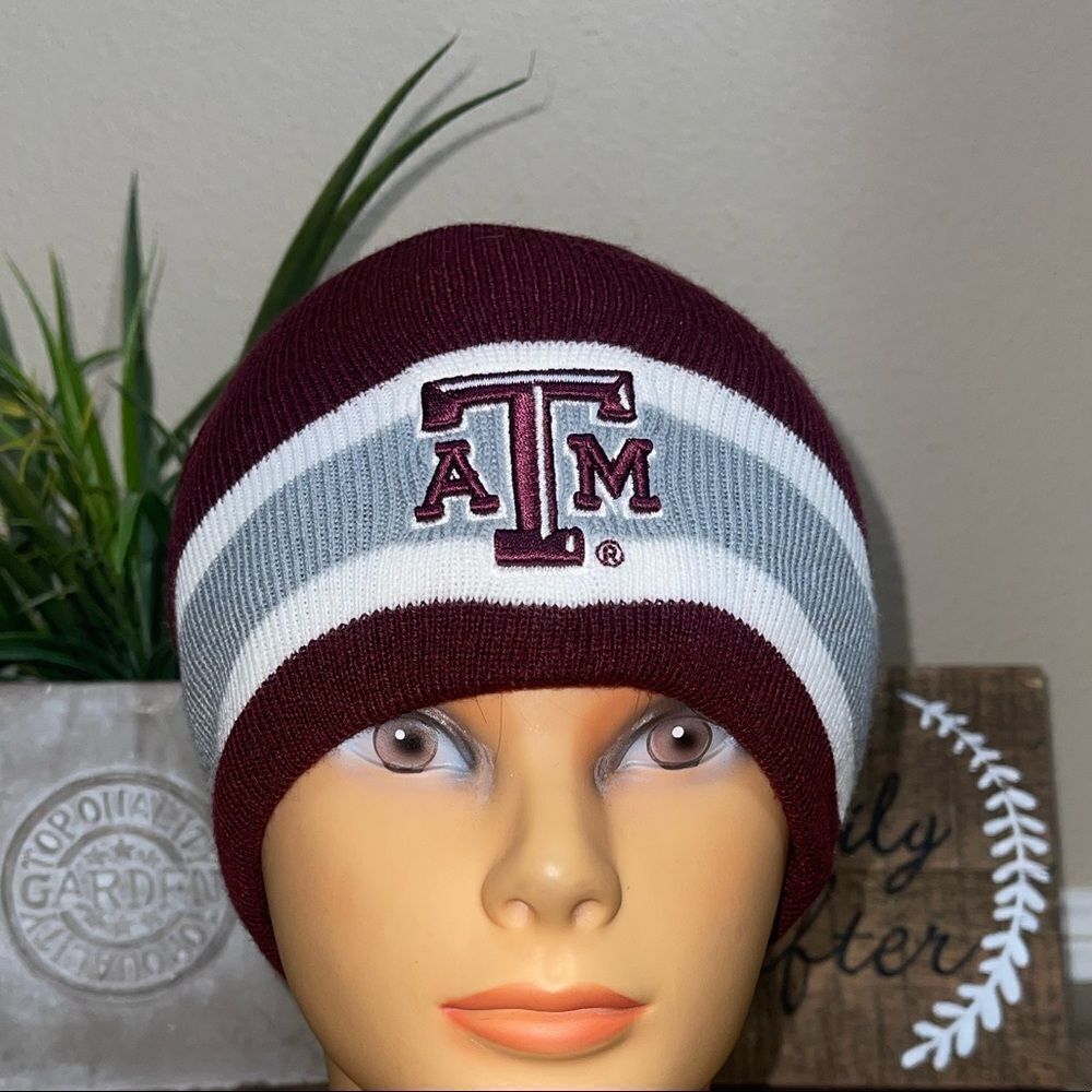 💜 Collegiate licensed product ATM Aggie beanie hat